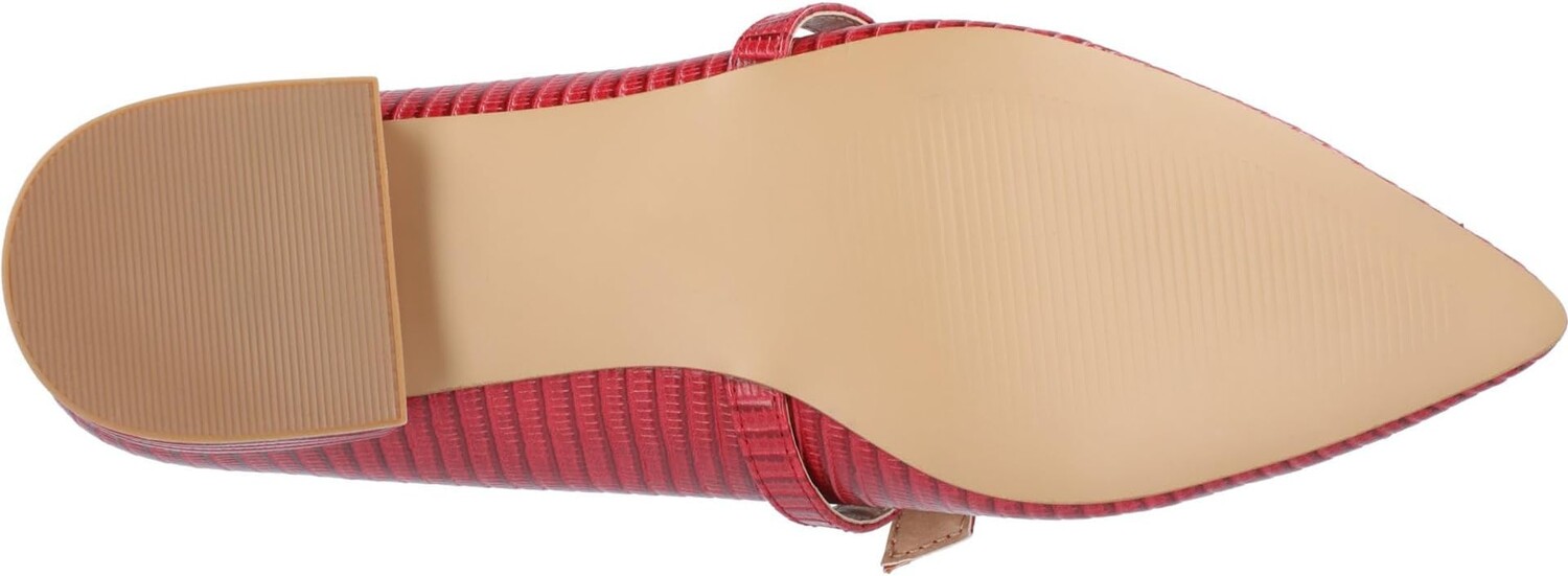 Туфли на плоской подошве Journee Collection Cait Flats, красный — фото 3