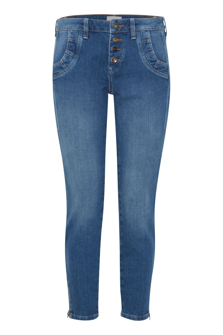

Джинсы свободного кроя PULZ Jeans Malvina, синий