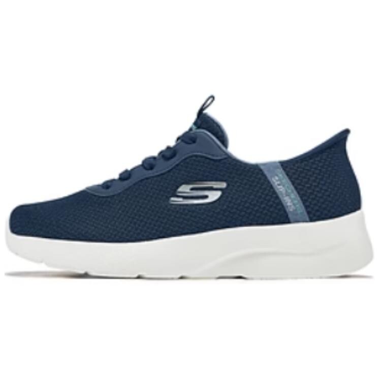 

Кроссовки женские с низким верхом, синие/белые Skechers