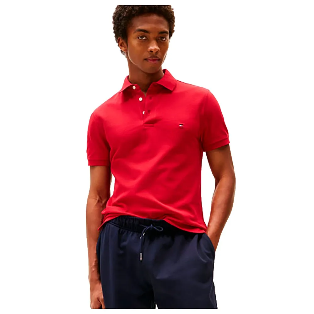 

Поло с коротким рукавом Tommy Hilfiger MW0MW17771, красный