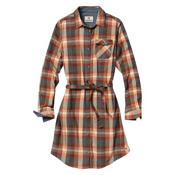 

Женское платье в клетку из фланели на пуговицах Legendary Whitetails, Magnolia Tree Plaid