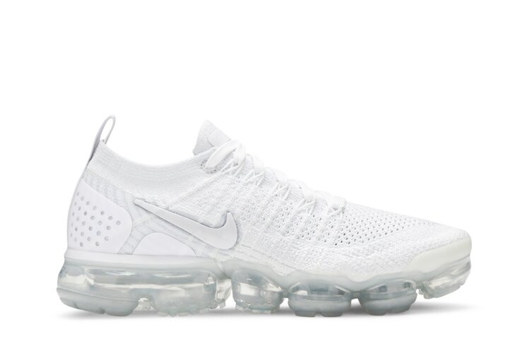 Кроссовки Nike Wmns Air VaporMax Flyknit 2 'White Vast Grey', белый