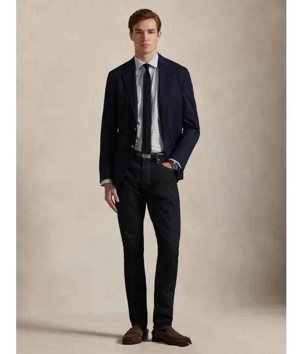 Рубашка slim fit Polo Ralph Lauren, небесно-голубой — фото 2