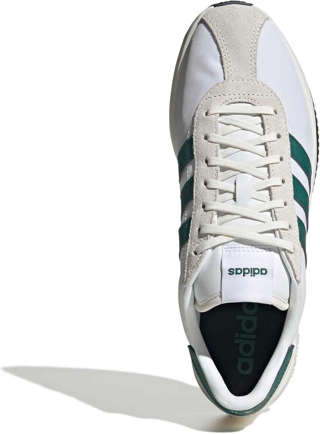 Кроссовки adidas Мужские 76/26, белый/зеленый — фото 2