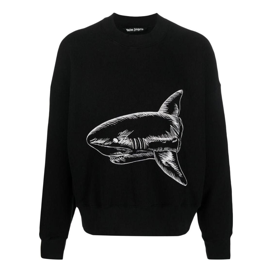 

Palm Angels Split Shark Crew 'Black White'