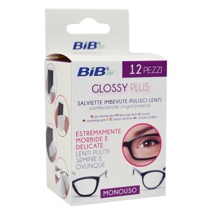 

Салфетки для чистки очков 12 шт. BIB ‎Bib