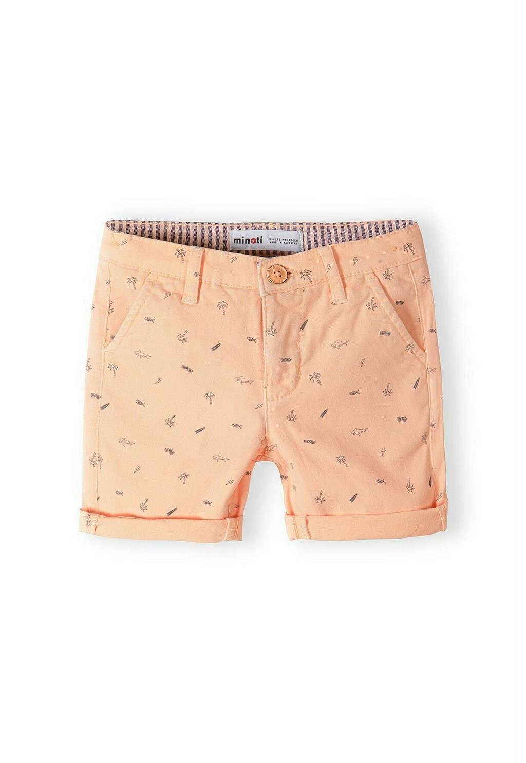

Шорты ALL OVER PRINT MINOTI, цвет coral