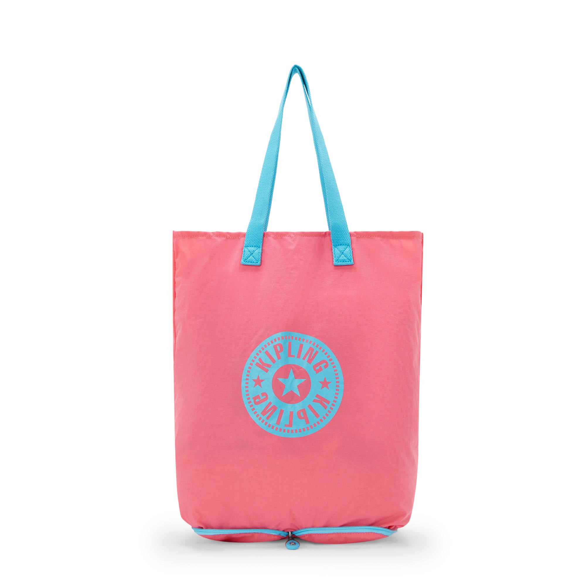 

Сумка-тоут Kipling Hip Hurray Packable, цвет sweet pink blue