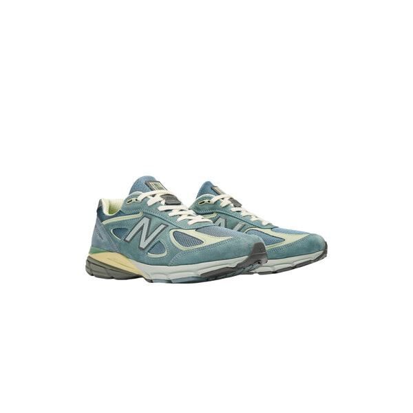 Кроссовки x auralee 990v4 made in usa 'dusty blue' New Balance, синий — фото 2