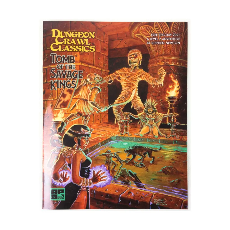 

Модуль DCC - Tomb of the Savage Kings (Free RPG Day 2021), Dungeon Crawl Classics Role Playing Games (Goodman Games)