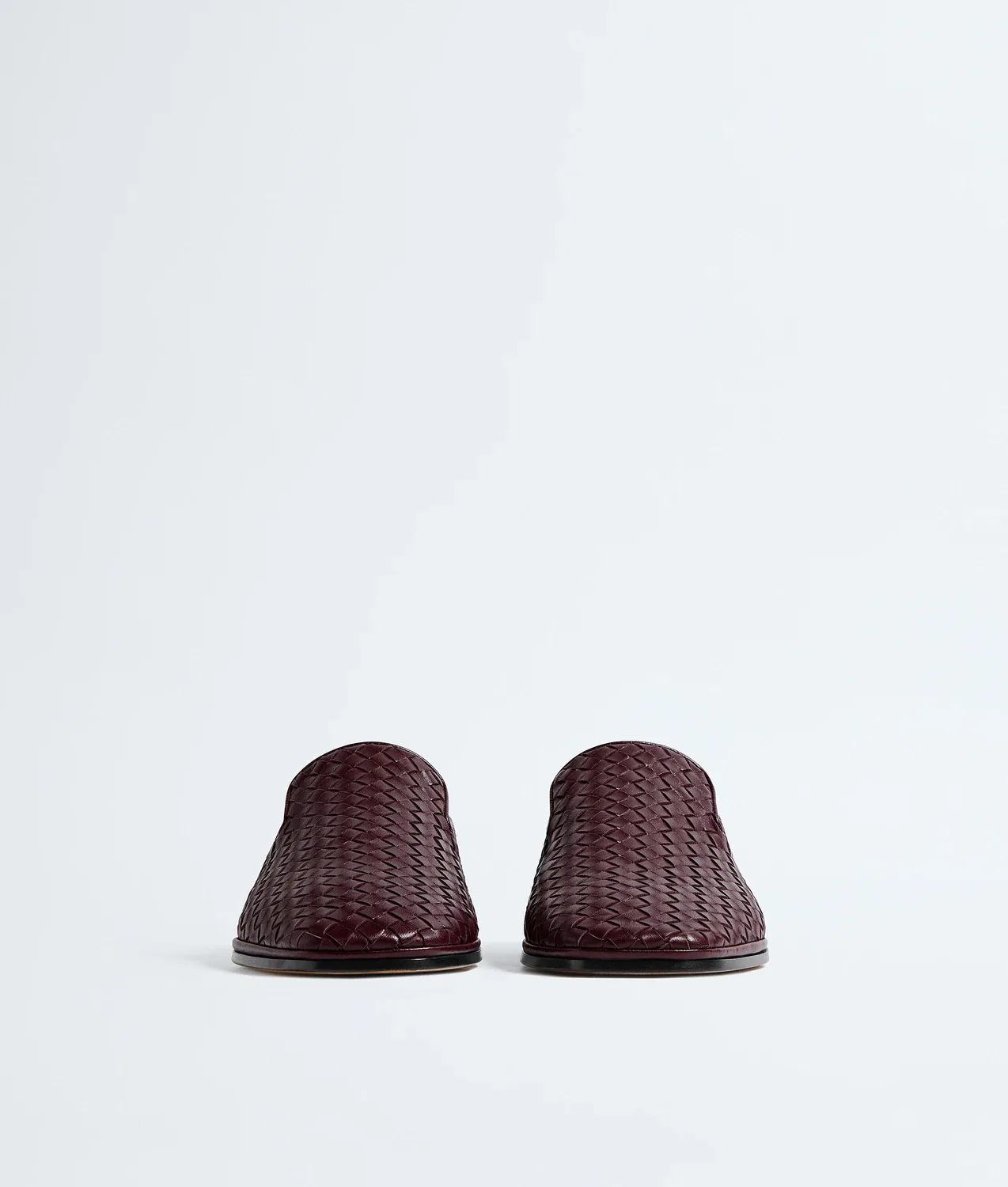 Туфли Palazzo BOTTEGA VENETA, бордовый — фото 3