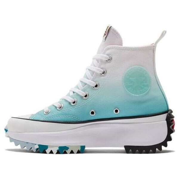 

Кроссовки run star hike high 'chinese new year - washed teal' Converse, синий