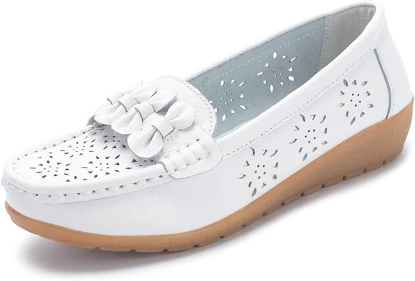 Лоферы, дышащие, Nursing Shoes, белый Wygwlg