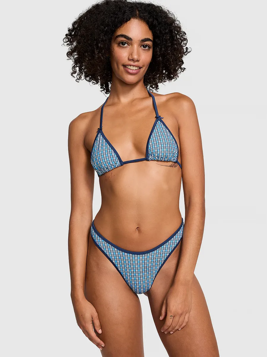 

Кейп-Мэй Топ Pink By Frankies Bikinis, цвет SEASIDE PLAID