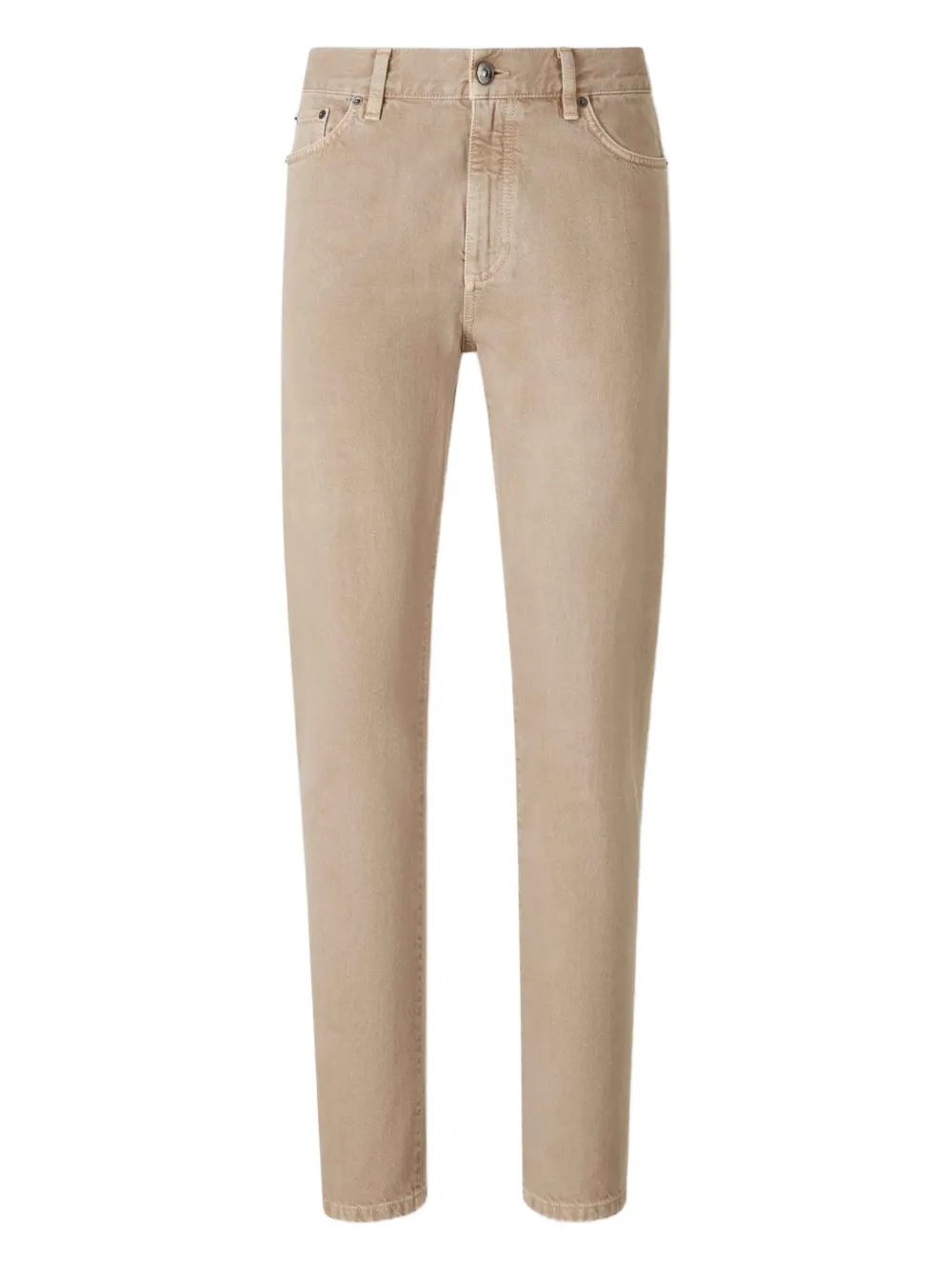 

Джинсы широкого кроя Zegna, бежевый