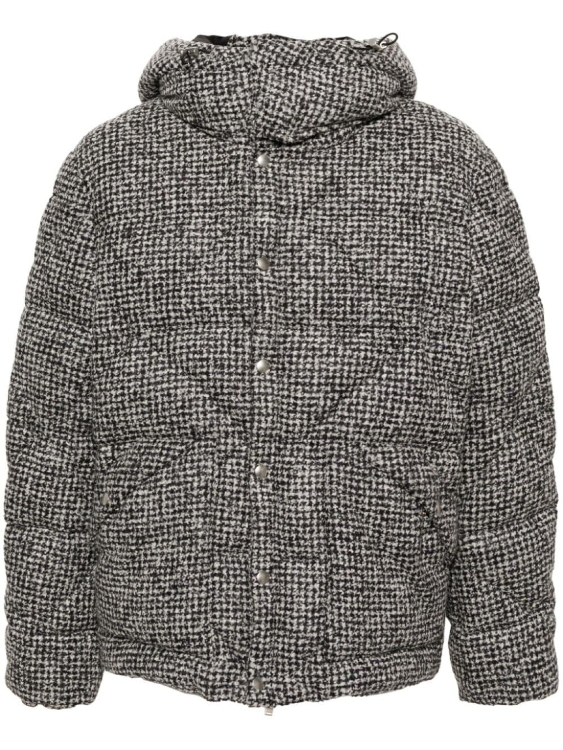 

Lardini пуховик в клетку, черный