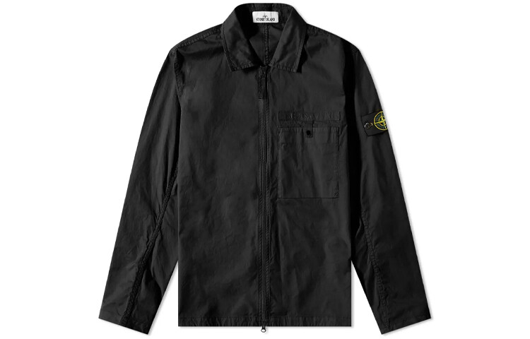

Куртка мужская Stone Island Logo с карманом, черный