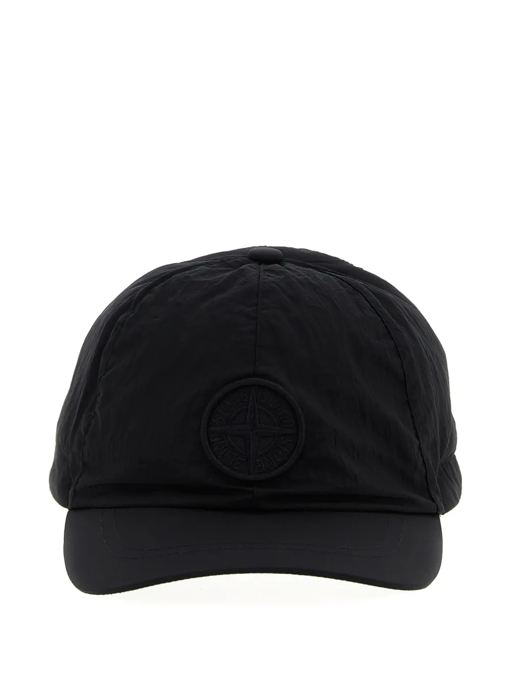 

Бейсболка с нашивкой-логотипом Stone Island Junior, черный