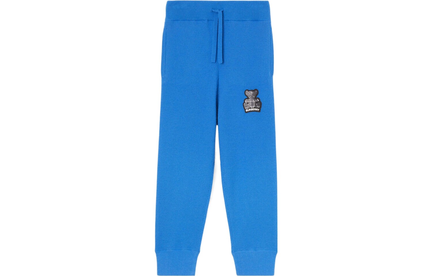 

Детские трикотажные спортивные штаны Burberry, цвет Blue