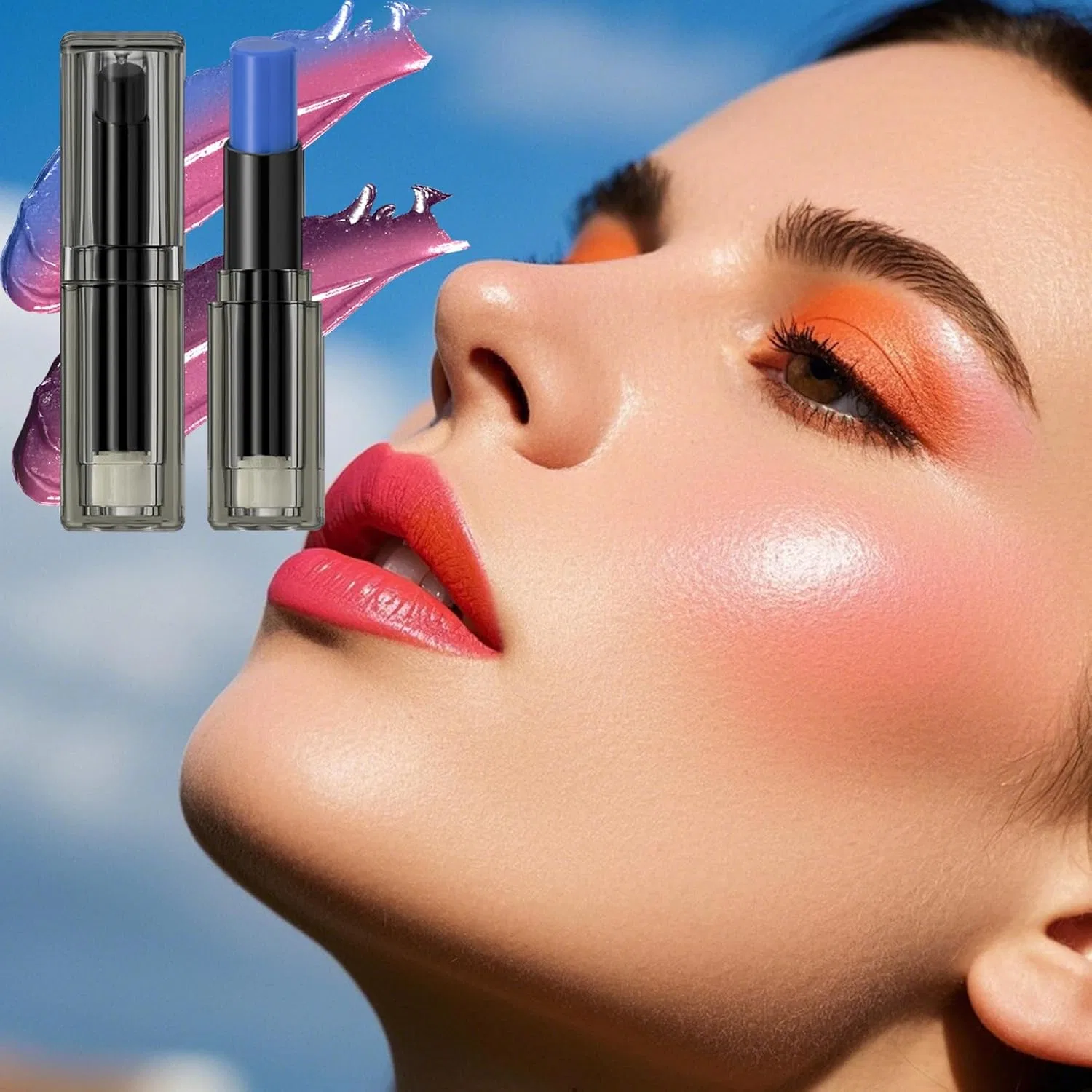 Губная помада Color Changing Lipstick, 2 шт., бальзам для губ — фото 3