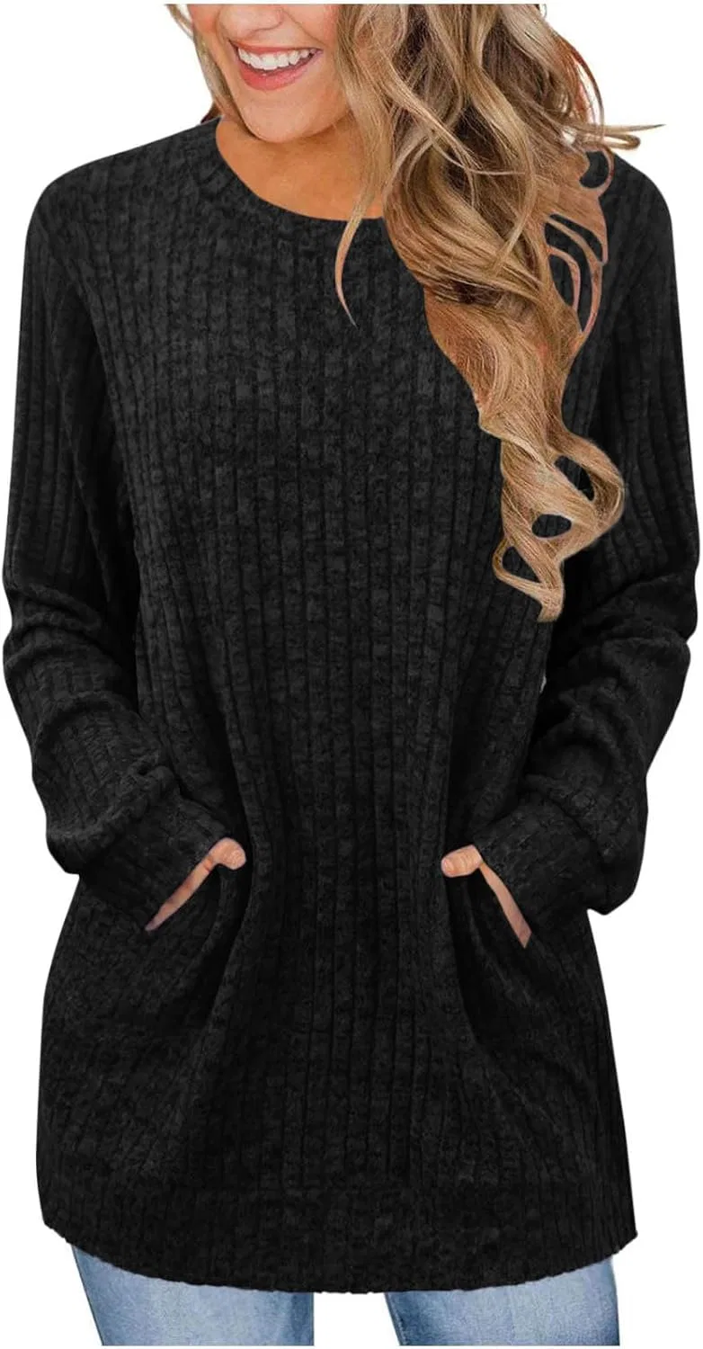 Свитшот женский оверсайз с карманом, Black