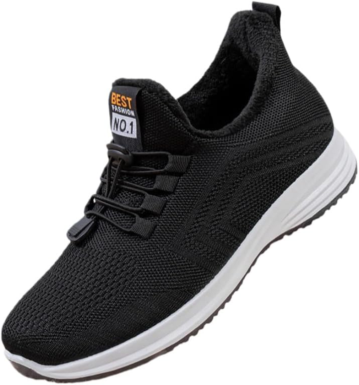 

Мужские зимние повседневные хлопковые кроссовки Clolinde. Имеют толстую внутреннюю подкладку для тепла и комфорта. Противоскользящие и прочные. Стильные и универсальные, черный