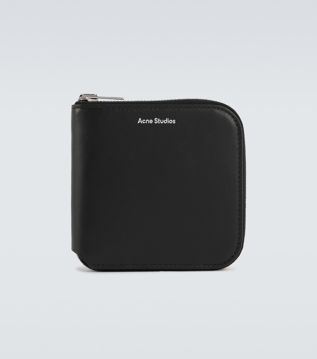 

Кожаный кошелек на молнии Acne Studios, черный