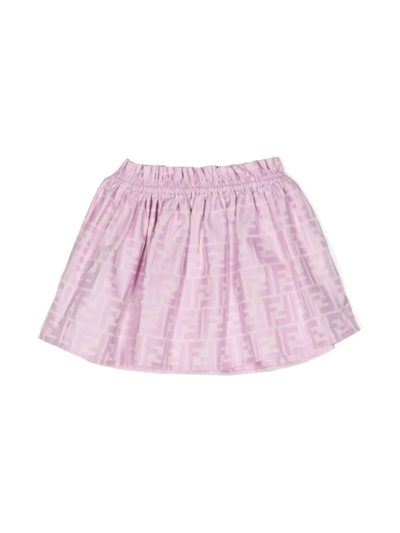 

Юбка с логотипом FF Fendi Kids, фиолетовый