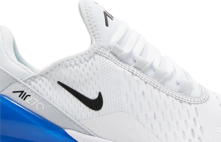 Кроссовки Air Max 270 GS 'White Light Photo Blue', белый — фото 2