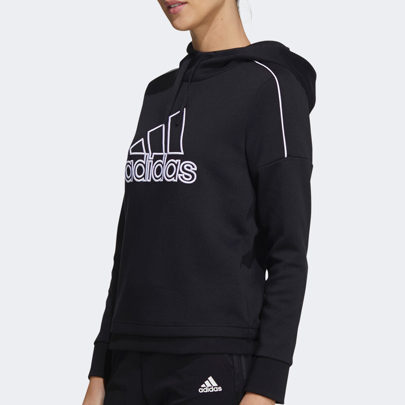 

Толстовка женская черная Adidas