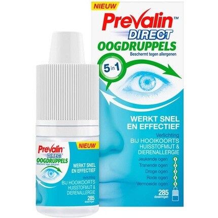 Глазные капли Prevalin Direct для облегчения симптомов аллергии, 10 мл — фото 2
