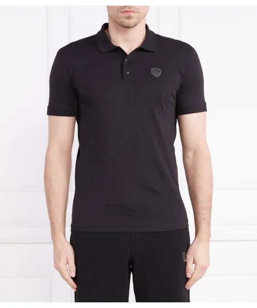 

Футболка поло Regular fit Ea7, черный