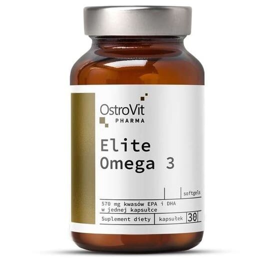 

OstroVit, Фарма Элит Омега 3, 30 капсул