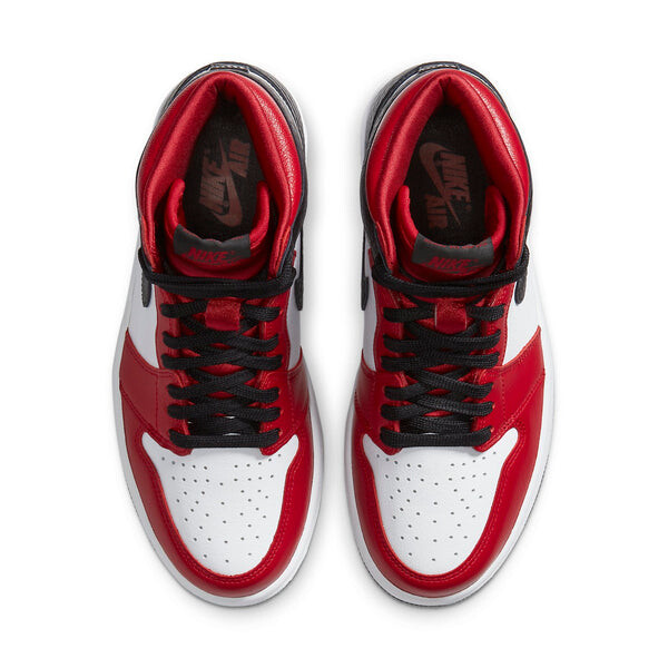 Кроссовки 1 ретро высокие og Air Jordan, красный — фото 3