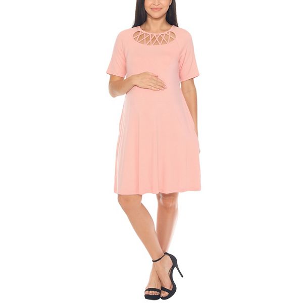 

Женское платье для беременных с V-образным вырезом и карманами Wm Fashion, Rose