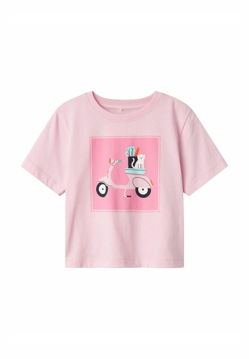 

Рубашка с принтом REGULAR FIT Name it, розовый