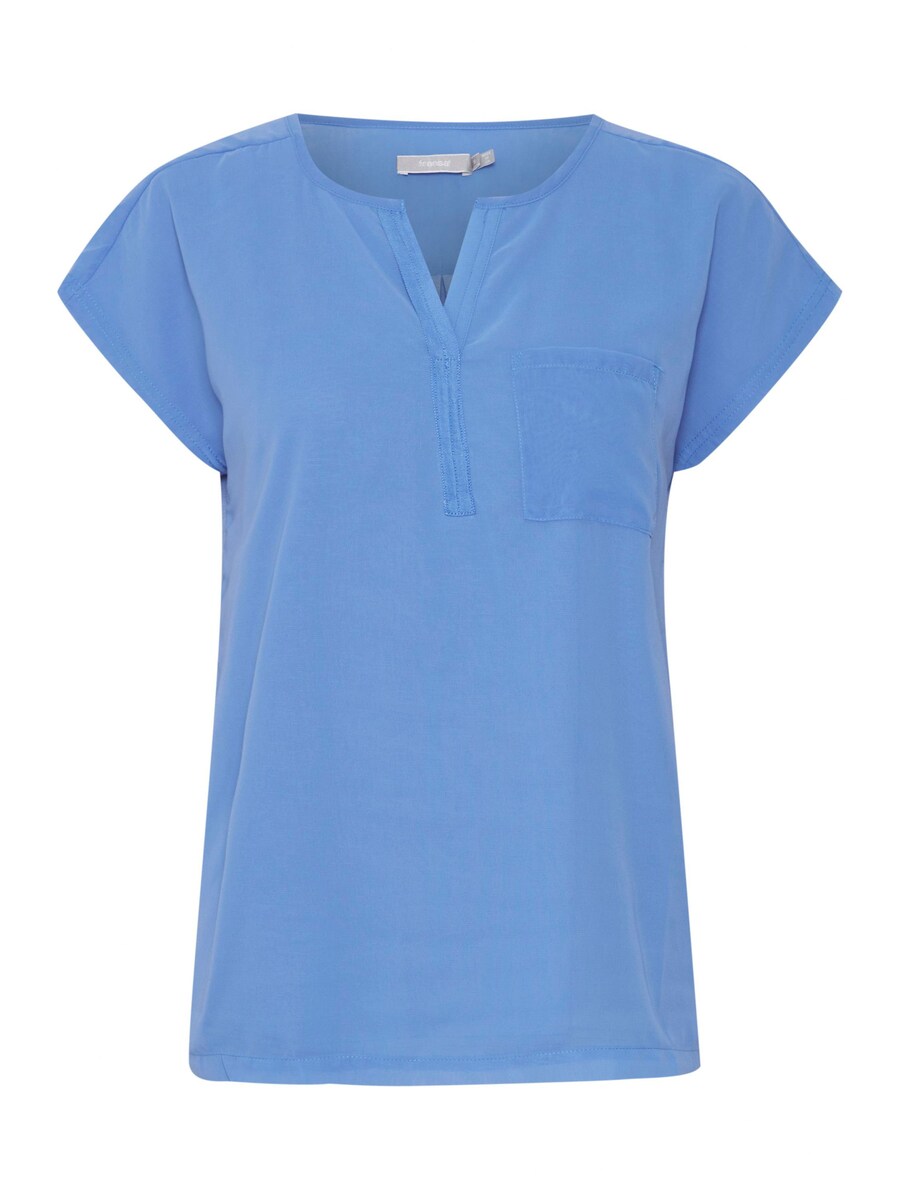 

Блузка с коротким рукавом Fransa Blouse ZAWOV, светло-синий