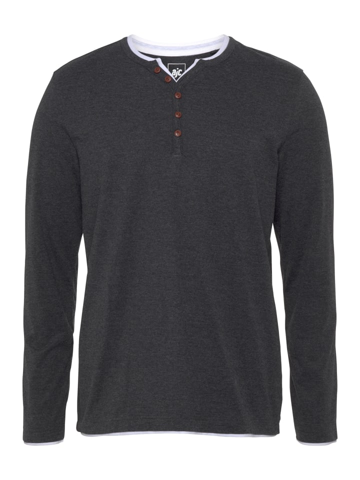 

Рубашка с длинным рукавом AJC, антрацит