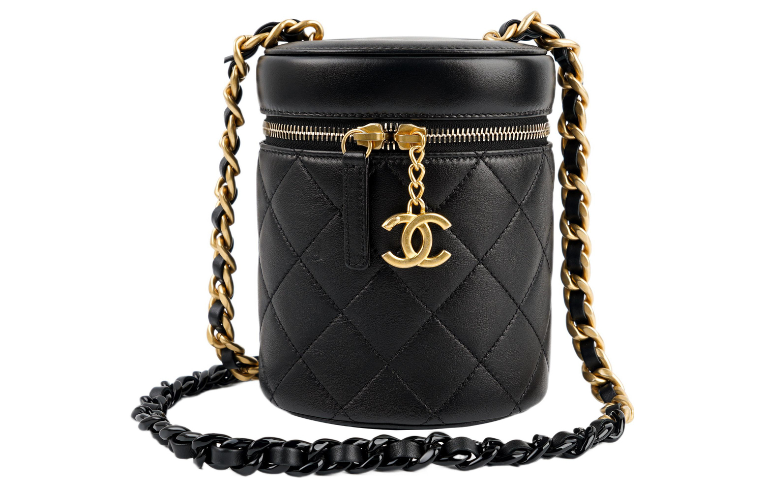 

Косметичка из ягненка, Сумка через плечо, Женская сумка-кроссбоди черная CHANEL