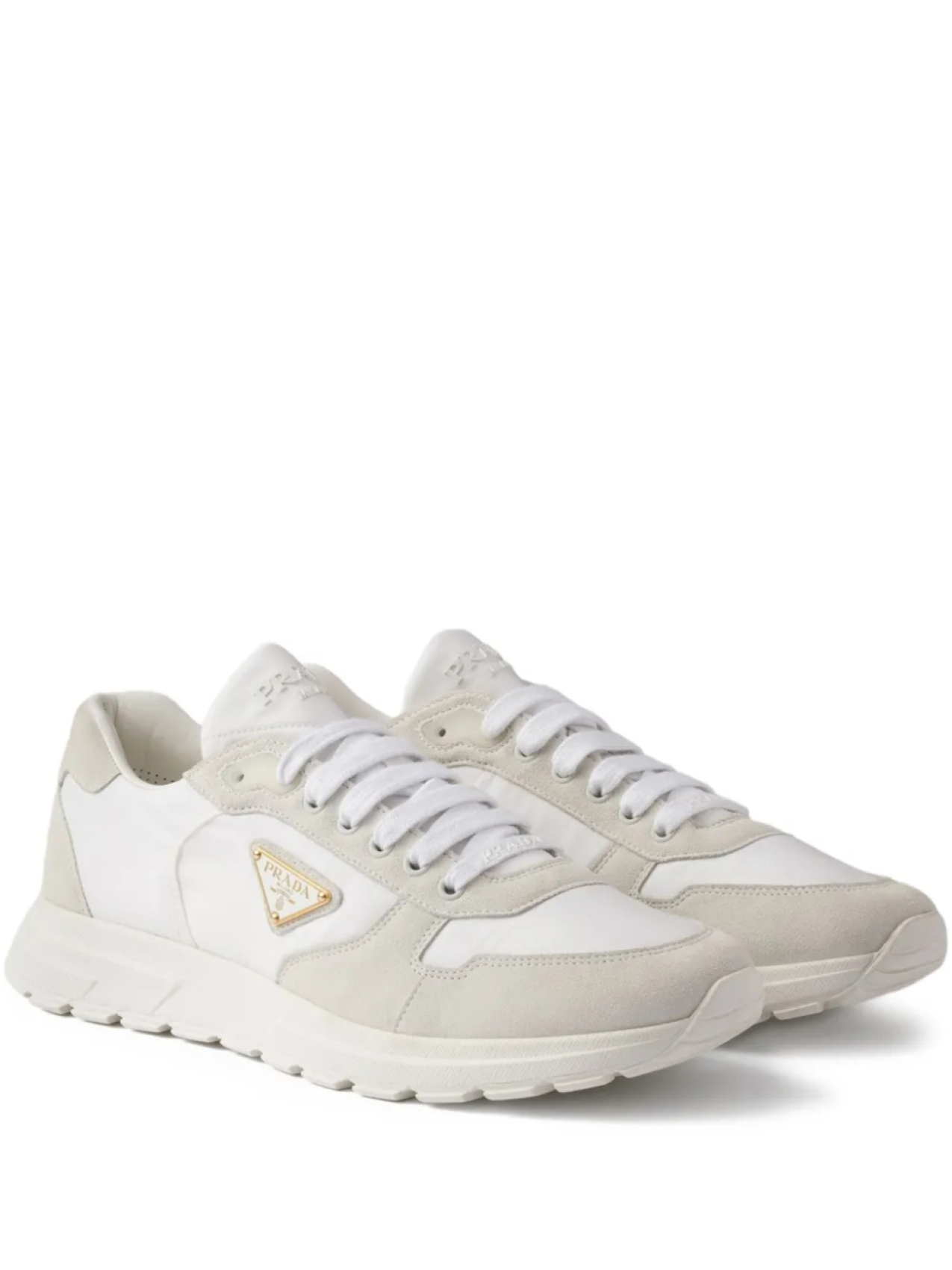 

Prada кроссовки Prax 2.0 с логотипом, белый