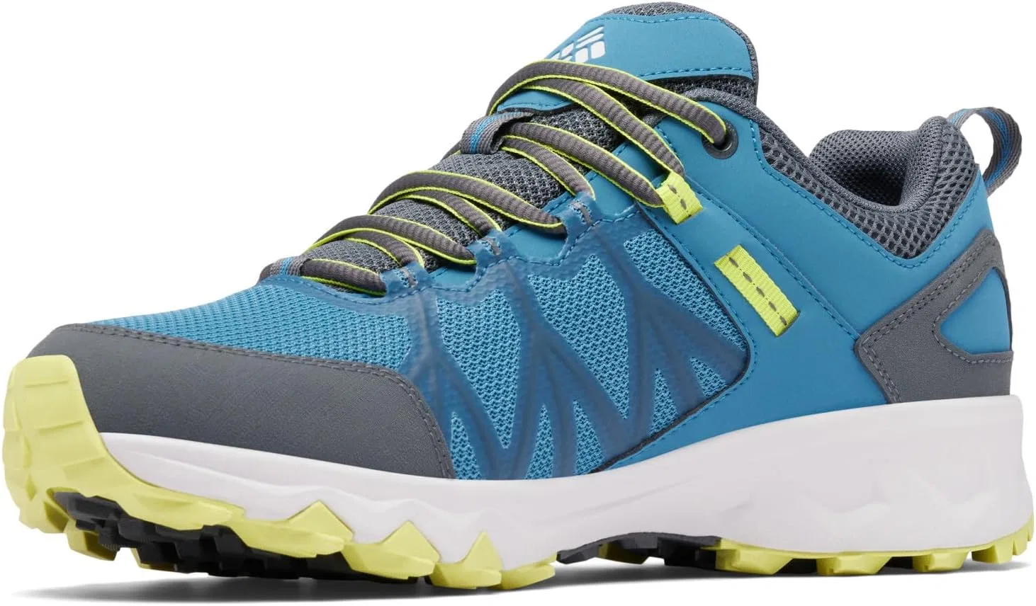Мужские походные ботинки Columbia Peakfreak 2 Outdry, 2-Mineral Blue Fresh Kiwi — фото 2