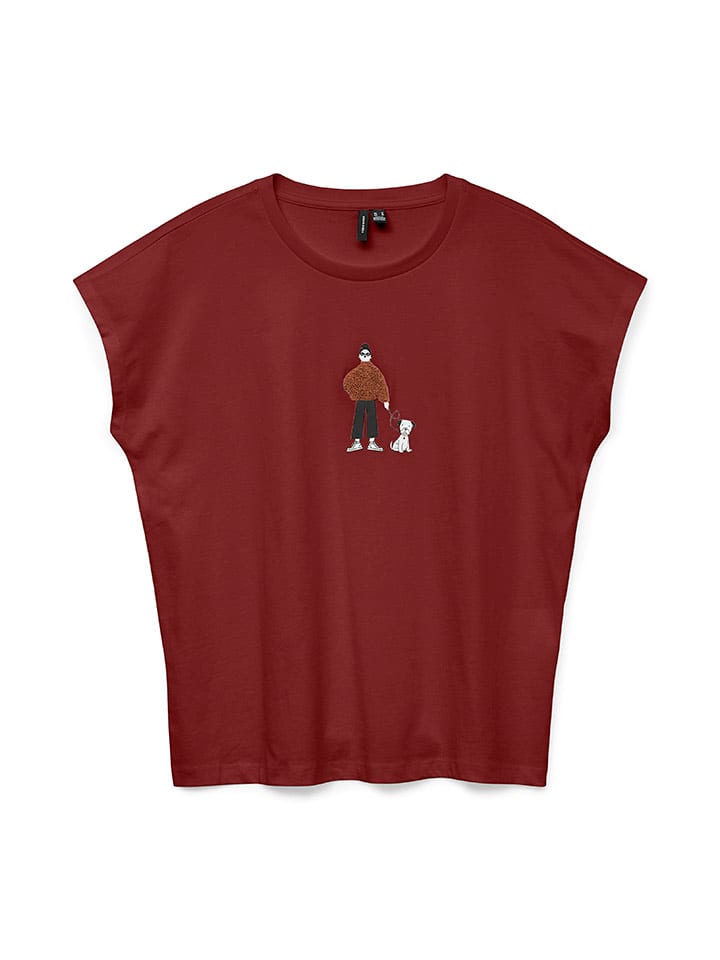 

Vero Moda Футболка цвета бордо