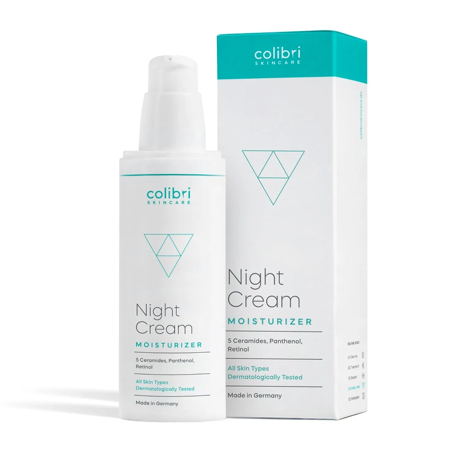 Крем для лица Colibri Skincare — Ночной Cosmetics с ретинолом и гиалуроновой кислотой, 100 мл