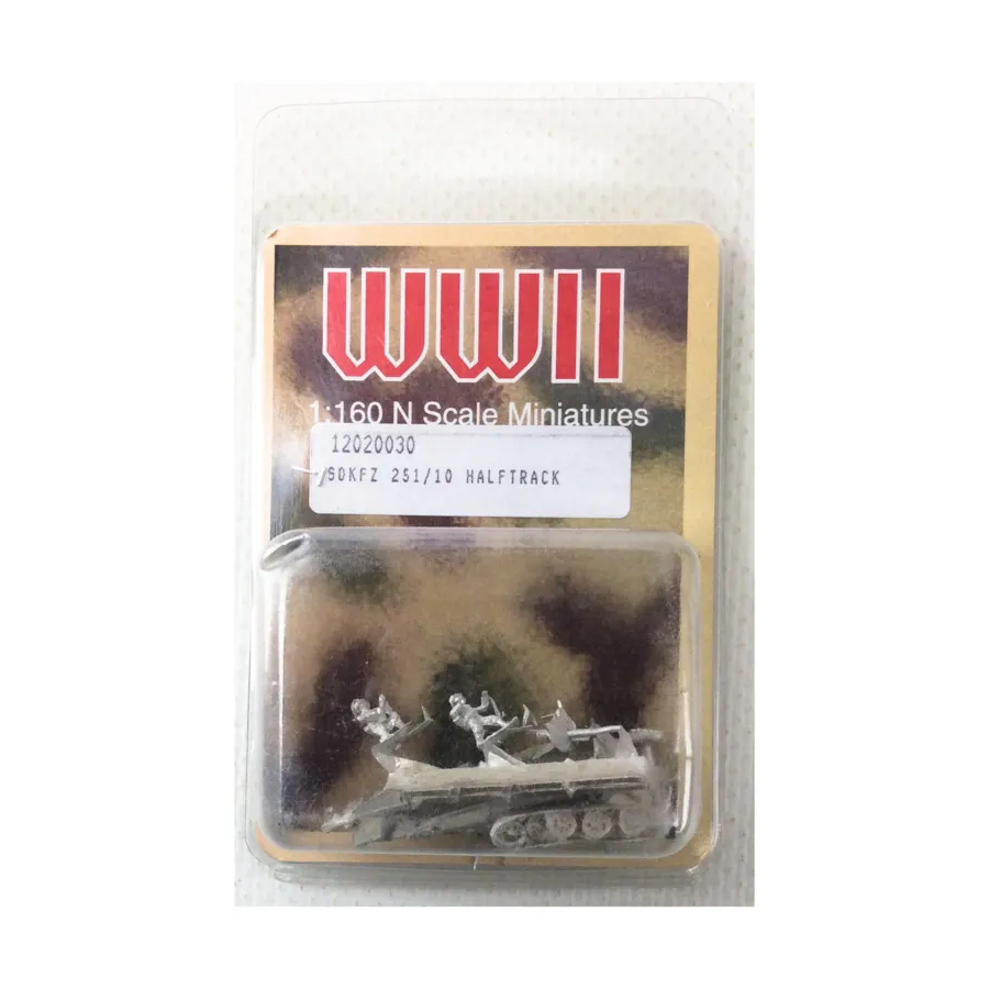 

Sd Kfz 251/10 Полугусеничный, WWII Miniatures (1:160)