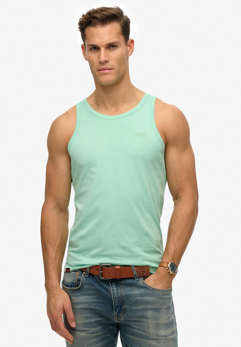 

Топ ESSENTIAL LOGO Superdry, зеленый