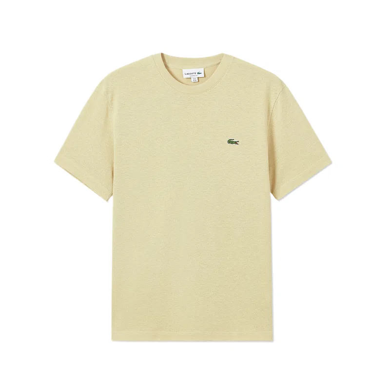 Футболка с круглым вырезом Logo LACOSTE, Maize