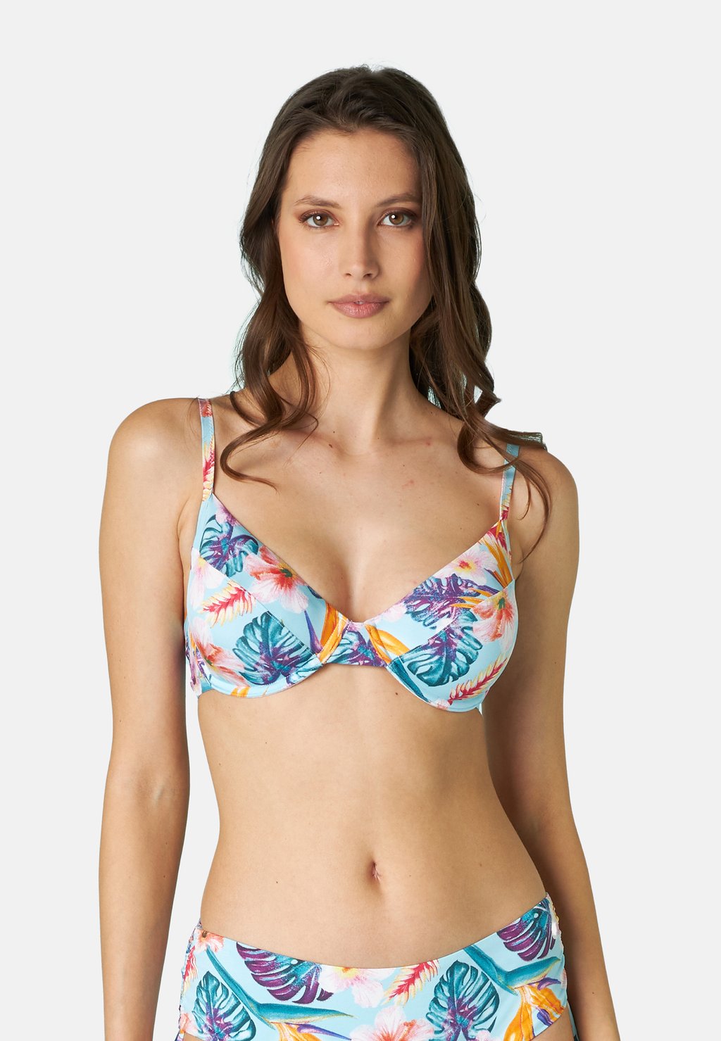 

Верх бикини PRINTED SHINY MICRO Lovable, зеленый
