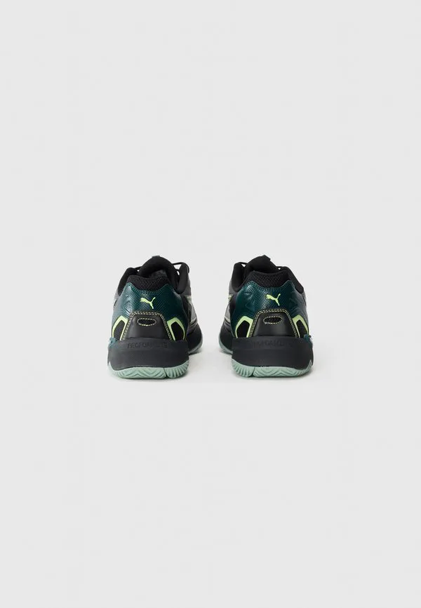Гандбольные кроссовки solarstrike 4 Puma, Black/Green/Fizzy Light/Light Moss — фото 3