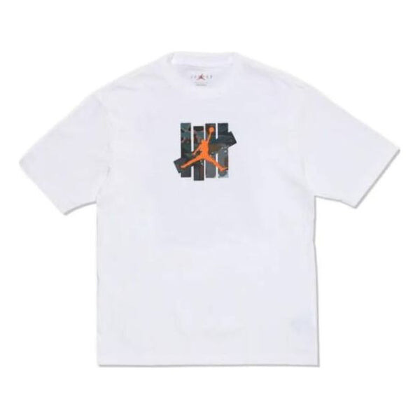 

Футболка tee x undefeated 'white' Air Jordan, белый