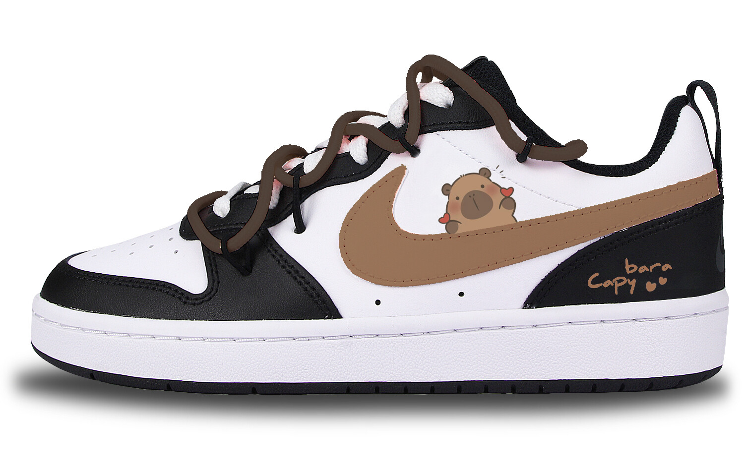 

Кроссовки Nike Court Borough Kids' Skateboarding Shoes Grade School, белый